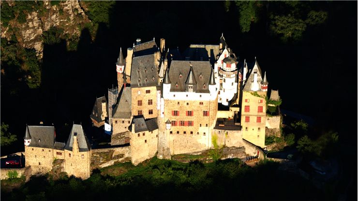 A view of of Burg Eltz
