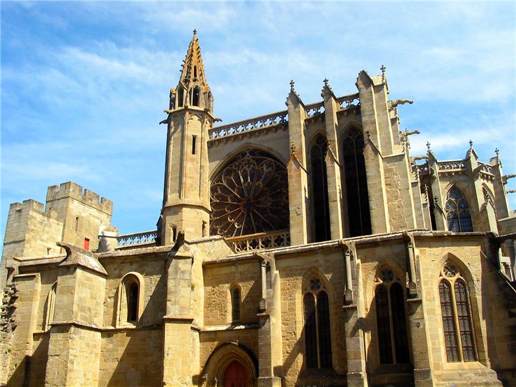 The St. Nazaire basilica - The Cité de Carcassonne