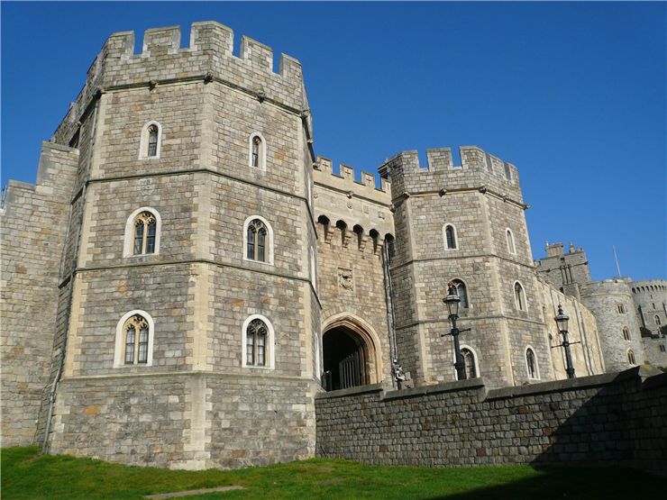 Henry VIII's gatehouse at Windsor Castle